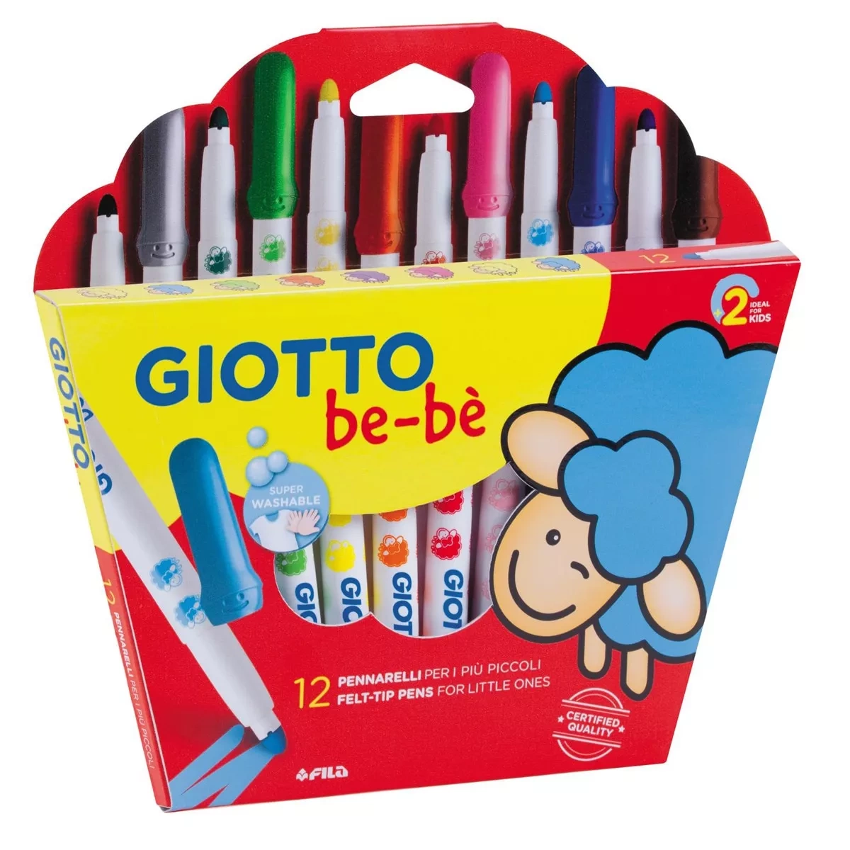 Lapiz Scripto FILA Giotto be-be 12 colores